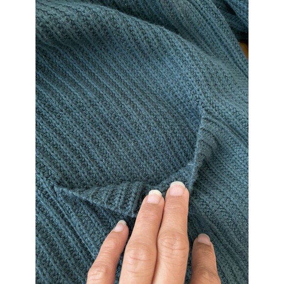 Soft Surroundings Women's Sweater XL Highland Cotton Pocket Snap Long Sleeve - Picture 10 of 11